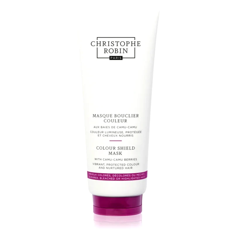 Christophe Robin Christophe Robin Color Shield Mask with Camu-Camu Berries θρεπτική μάσκα μαλλιών για βαμμένα και με ανταύγειες μαλλιά 200 ml