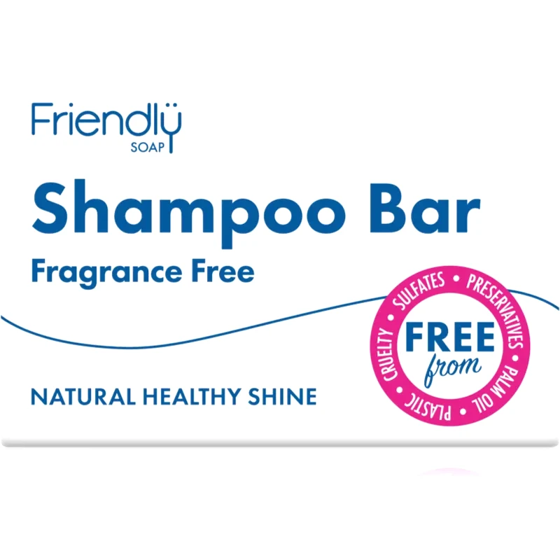 Friendly Soap Friendly Soap Natural Shampoo Bar Fragrance Free φυσικό σαπούνι για τα μαλλιά 95 γρ