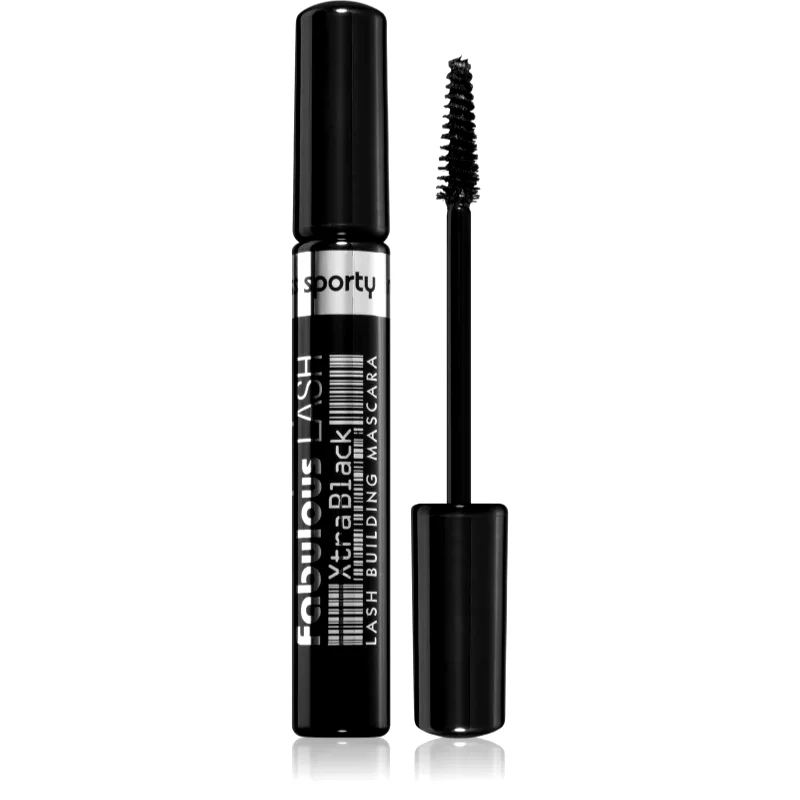 Miss Sporty Miss Sporty Fabulous Lash Xtra Black μάσκαρα για επιμήκυνση και γεμάτες βλεφαρίδες 8 ml
