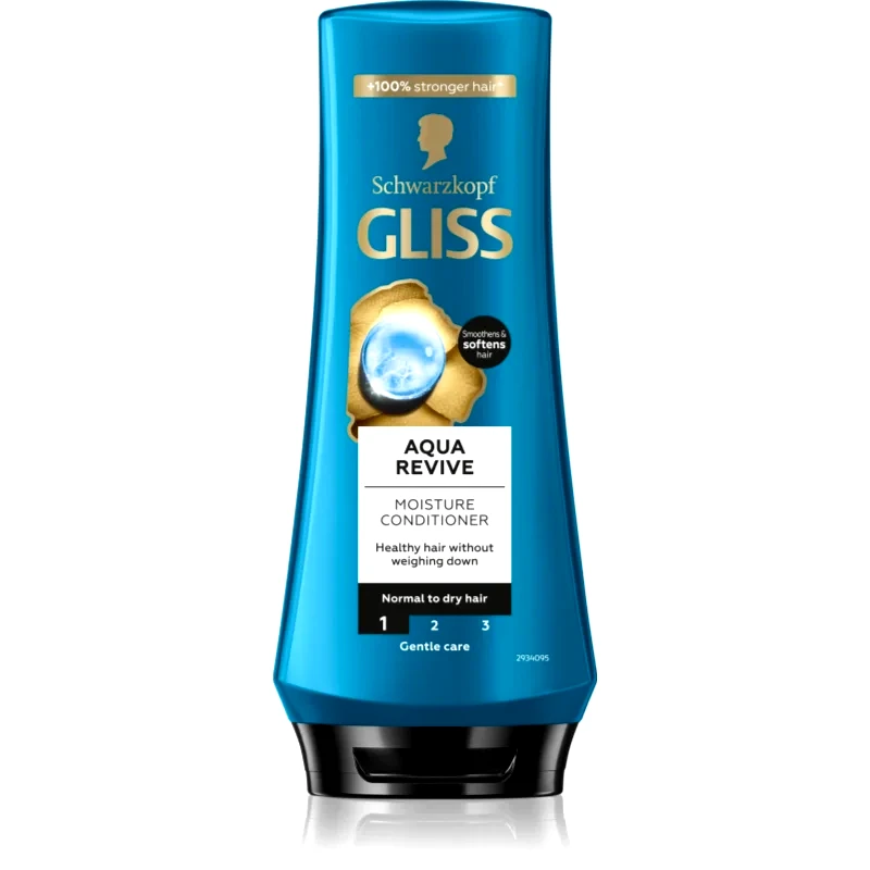 Schwarzkopf Schwarzkopf Gliss Aqua Revive βάλσαμο μαλλιών για κανονικά έως ξηρά μαλλιά 200 ml