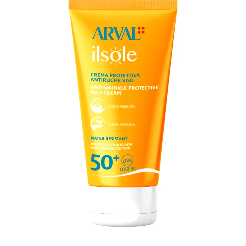Arval Arval IlSole Anti-wrinkle protective face cream SPF50+ προστατευτική κρέμα ενάντια στις ρυτίδες SPF 50+ 50 ml