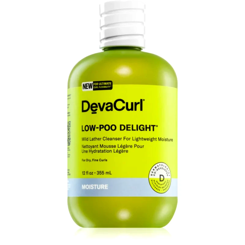 DevaCurl DevaCurl Low-Poo Delight® καθαριστικό σαμπουάν για λεπτά μαλλιά 355 ml