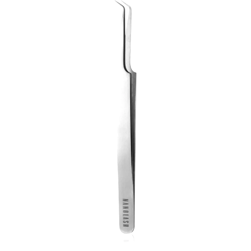 Nanolash Nanolash Eyelash Tweezers L Shape εργαλείο για εφαρμογή ψεύτικων βλεφαρίδων 1 τμχ
