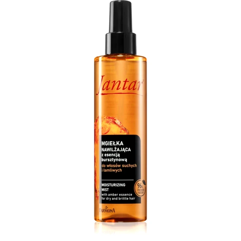 Farmona Farmona Jantar Amber Essence ενυδατική ομίχλη για ξηρά και κατεστραμμένα μαλλιά 200 ml