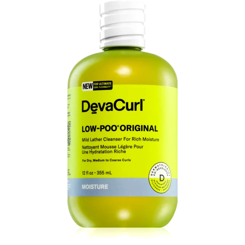 DevaCurl DevaCurl Low-Poo® Original καθαριστικό σαμπουάν για σπαστά και σγουρά μαλλιά 355 ml