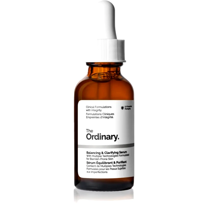 The Ordinary The Ordinary Balancing & Clarifying Serum ορός για ματ εμφάνιση της επιδερμίδας και ελαχιστοποίηση των πόρων με ενυδατικό αποτέλεσμα 30 ml