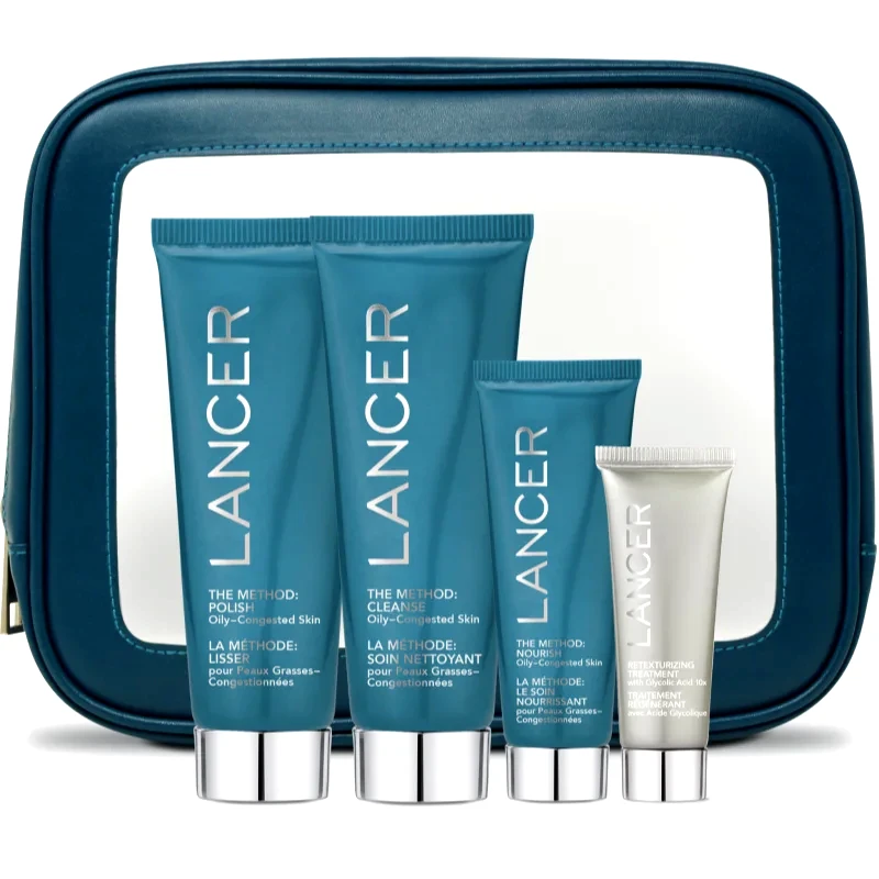 LANCER LANCER THE METHOD INTRO KIT Oily-Congested Skin σετ δώρου για λιπαρή επιδερμίδα