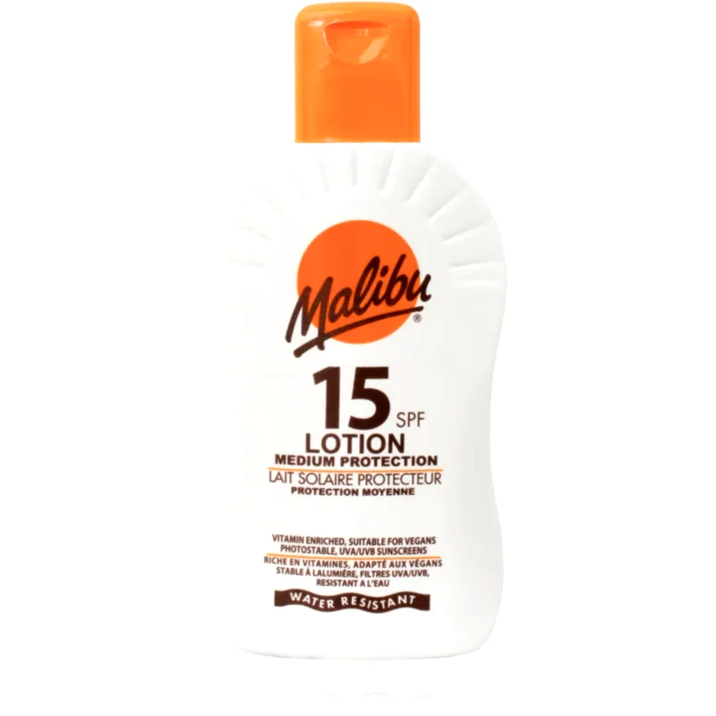 Malibu Malibu Lotion Medium Protection προστατευτικό γαλάκτωμα SPF 15 200 ml