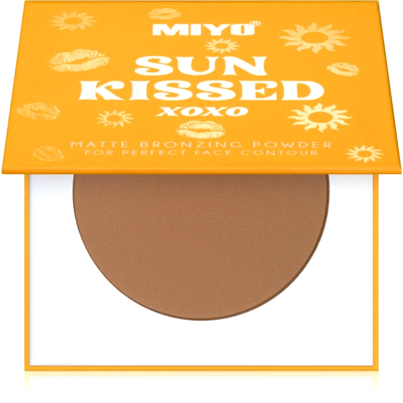 Miyo Miyo Sun Kissed μπρονζερ πούδρα με ματ αποτελέσματα απόχρωση 10 γρ