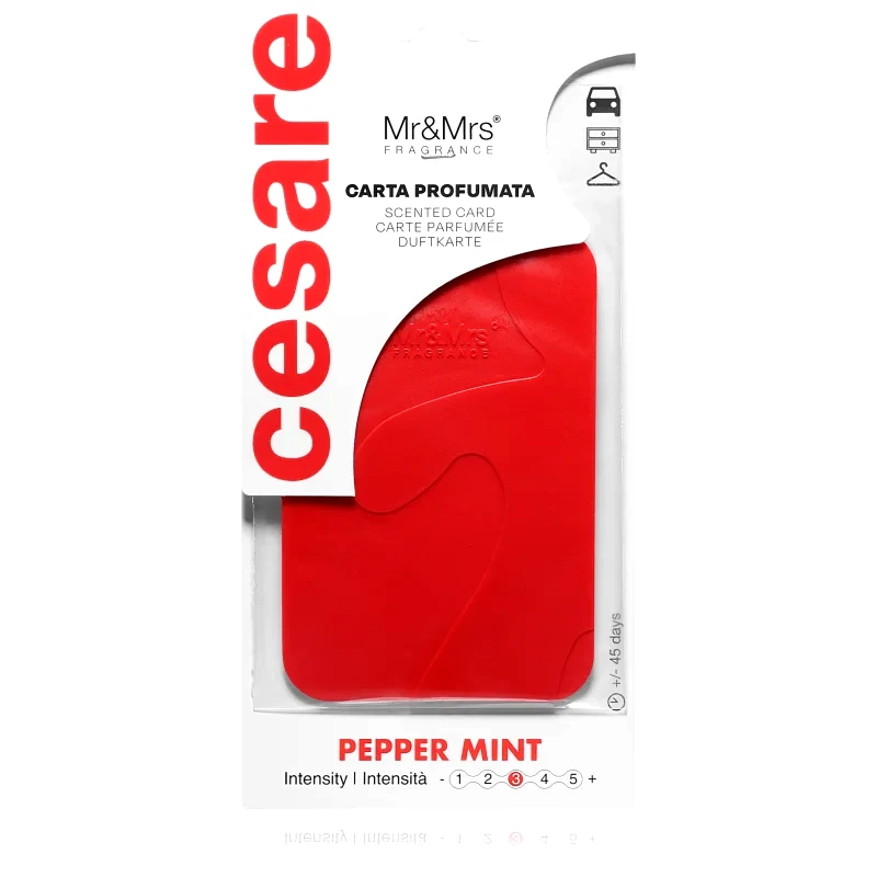 Mr & Mrs Fragrance Mr & Mrs Fragrance Cesare Peppermint αρωματικό καρτελάκι 1 τμχ