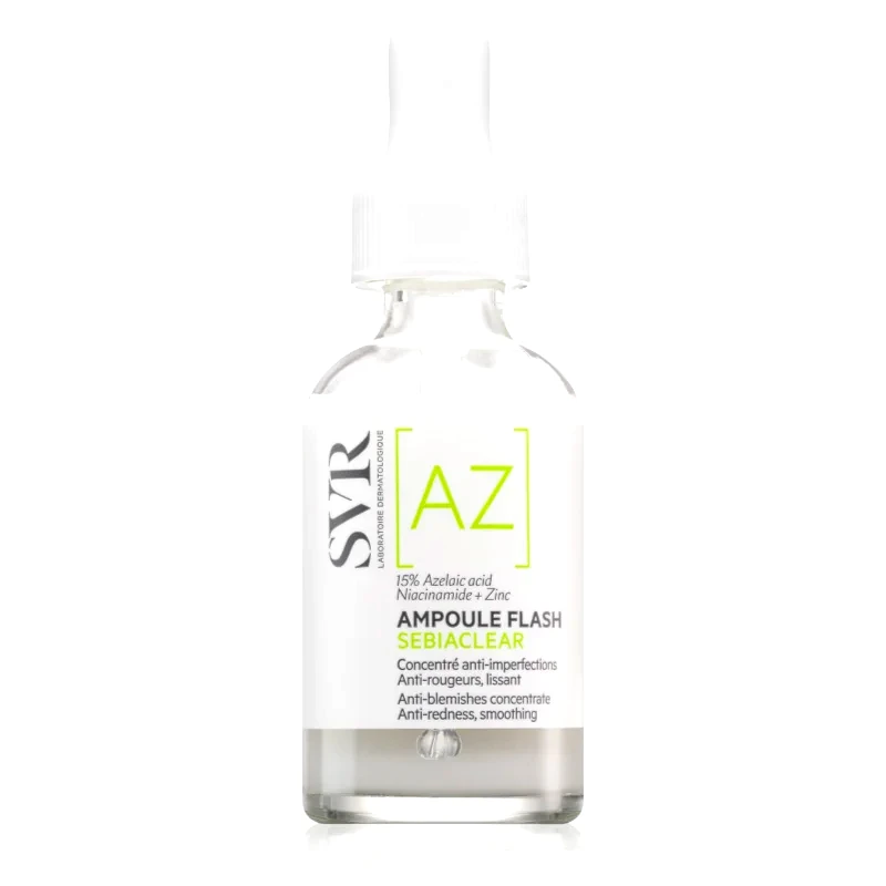 SVR SVR Sebiaclear Ampoule Διορθωτικός ορός ενάντια στις ατέλειες της επιδερμίδας 30 ml