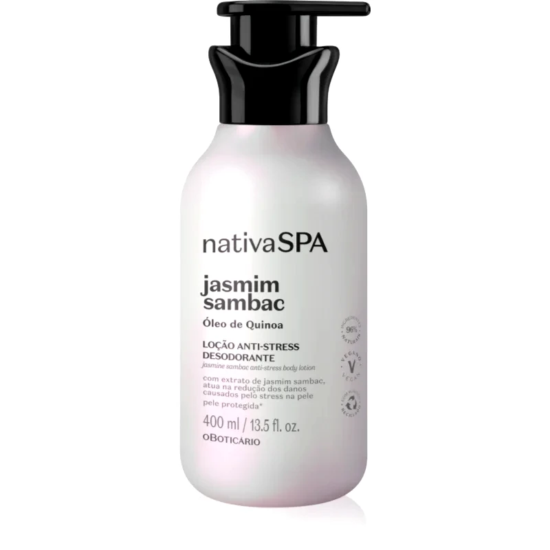 oBoticário oBoticário Nativa SPA Jasmim Sambac καταπραϋντικό γάλα για το σώμα 400 ml