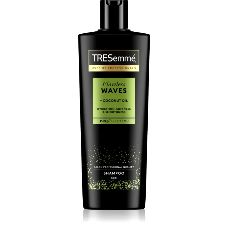 TRESemmé TRESemmé Flawless Waves ενυδατικό σαμπουάν για σπαστά και σγουρά μαλλιά 400 ml