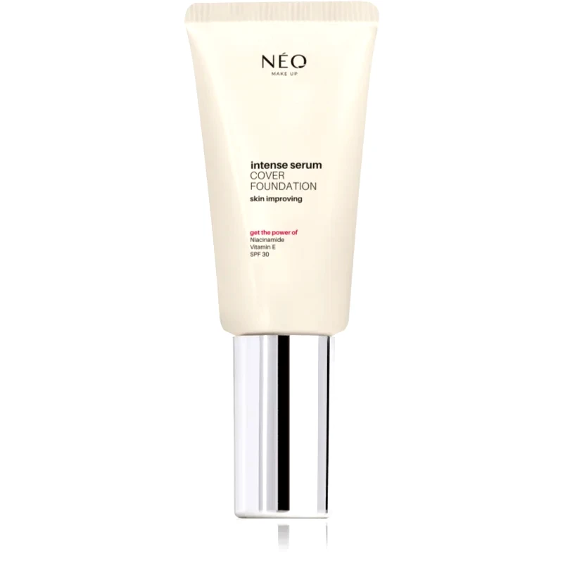 NEO MAKE UP NEO MAKE UP Intense Serum Cover Foundation μεικ απ για φυσική εμφάνιση SPF 30 απόχρωση 00 Alabaster 30 ml