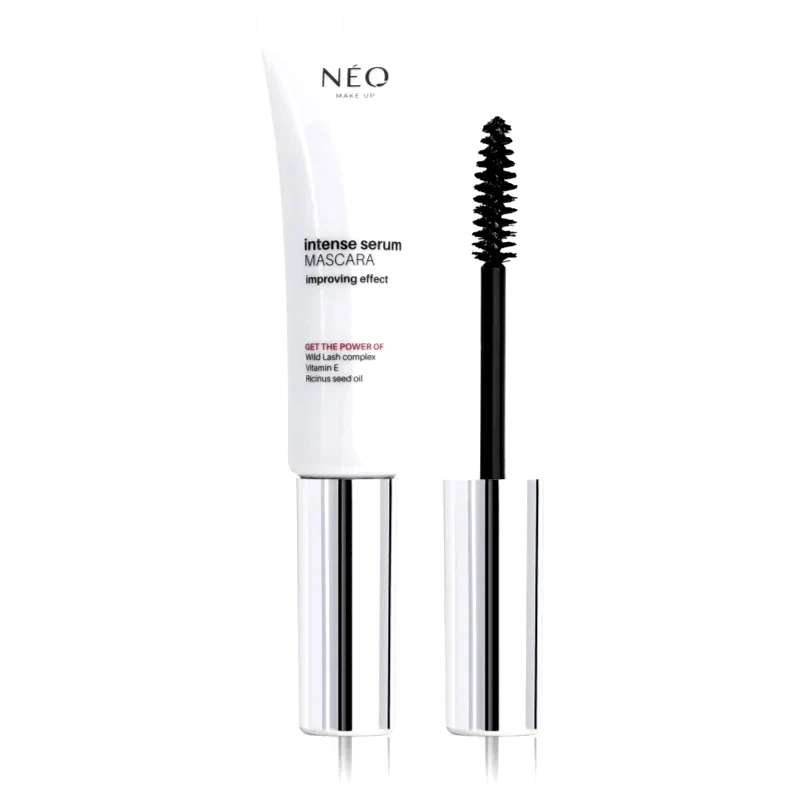 NEO MAKE UP NEO MAKE UP Intense Serum Mascara δυναμωτική μάσκαρα για την ανάπτυξη των βλαφαρίδων απόχρωση Black 9 ml