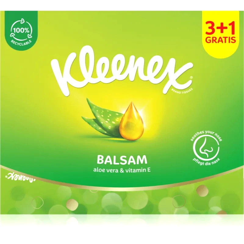 Kleenex Kleenex Balsam Box χαρτομάντηλα 4x64 τμχ