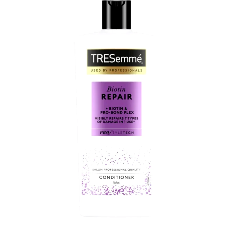 TRESemmé TRESemmé Biotin Repair δυναμωτικό μαλακτικό για κατεστραμμένα μαλλιά μεγάλη συσκευασία 685 ml