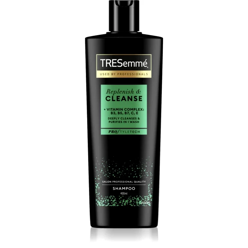 TRESemmé TRESemmé Replenish & Cleanse σαμπουάν για λιπαρά μαλλιά με βιταμίνες Pro Style Technologie™ 400 ml