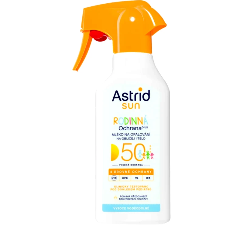Astrid Astrid Sun αντηλιακό γαλάκτωμα σε σπρέι SPF 50 270 ml