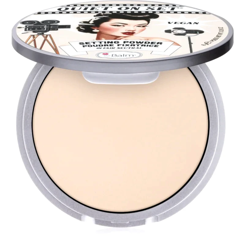 theBalm theBalm Quiet on Set ματ πούδρα απόχρωση 01 Fair Neutral 8 γρ
