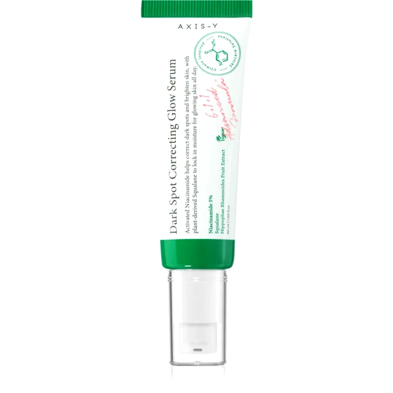 AXIS-Y AXIS-Y 6+1+1 Advanced Formula Dark Spot Correcting Glow Serum αναγεννητικός ορός για φωτεινότητα για την υπερχρωμάτωση της επιδερμίδας 50 ml