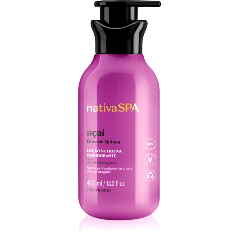 oBoticário oBoticário Nativa SPA Acai ενυδατικό γαλάκτωμα σώματος 400 ml