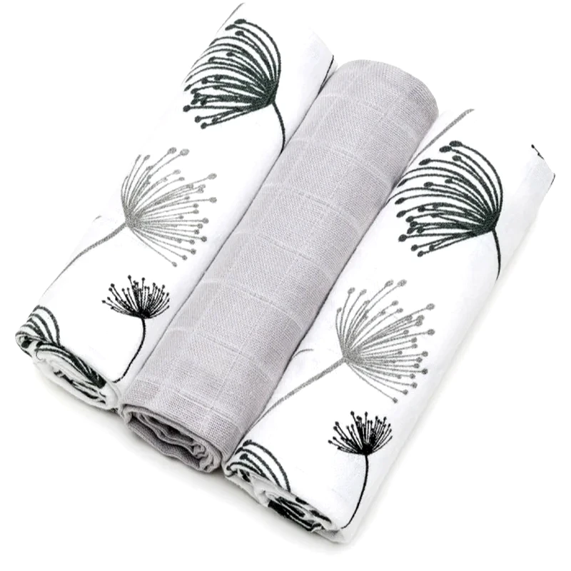 T-Tomi T-TOMI TETRA Cloth Diapers HIGH QUALITY υφασμάτινες πάνες Dandelions 70x70 cm 3 τμχ
