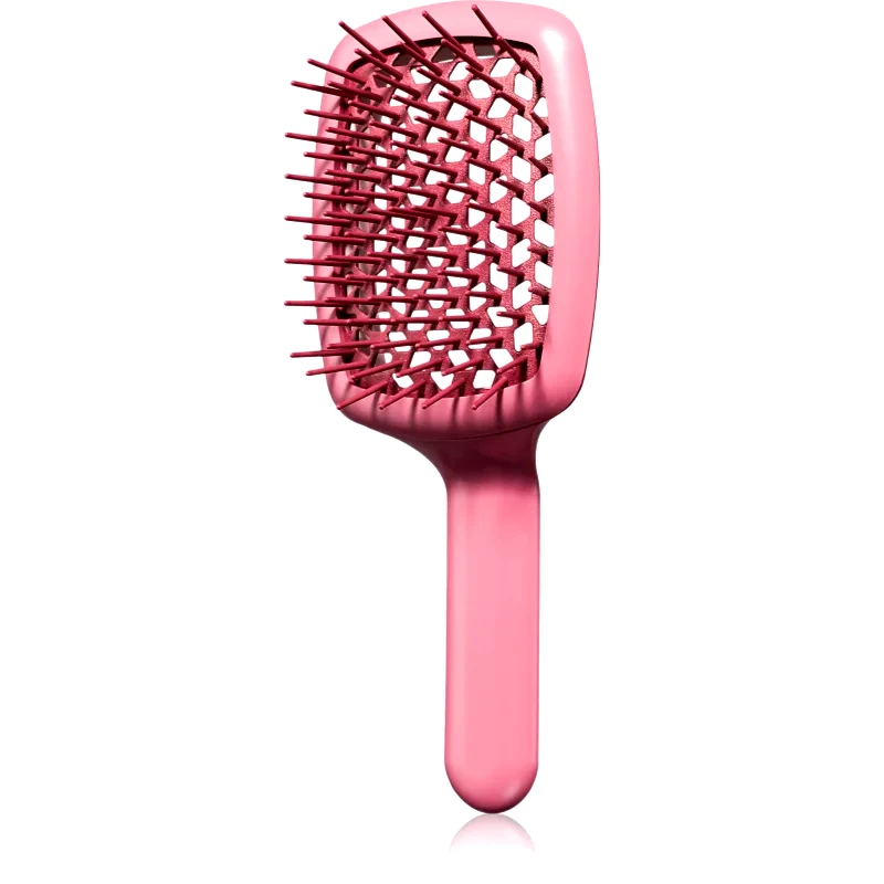 Janeke Janeke Curvy "M" Vented Brush επίπεδη βούρτσα για θερμική επεξεργασία μαλλιών 21 x 8,5 x 4 cm 1 τμχ
