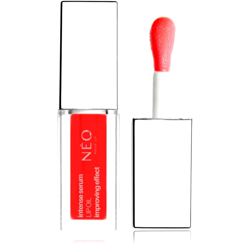 NEO MAKE UP NEO MAKE UP Intense Serum Lip Oil θρεπτικό λάδι για τα χείλη απόχρωση 03 Strawberry 5 ml