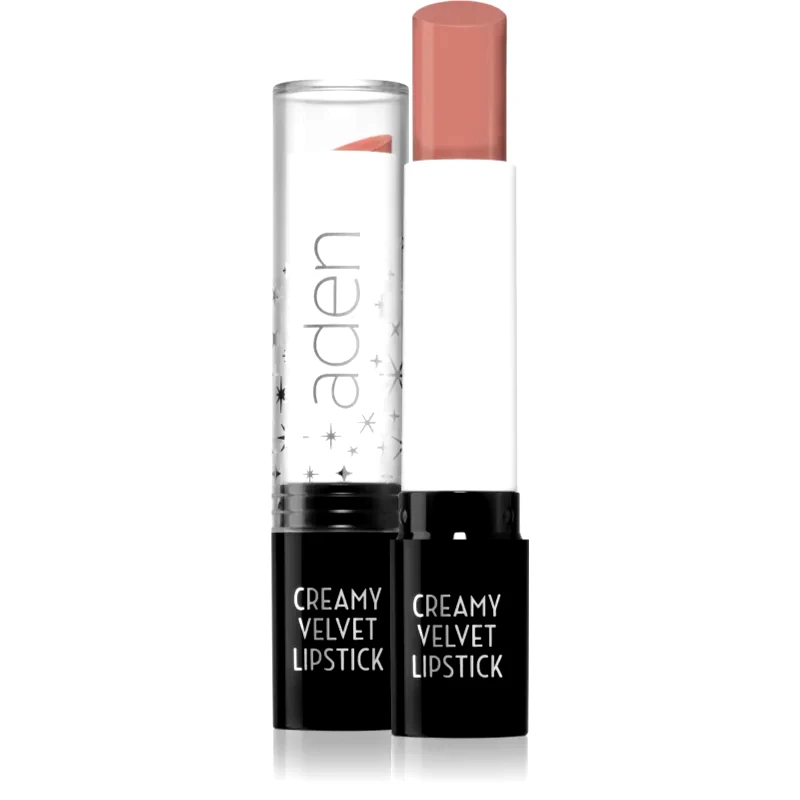 Aden Cosmetics Aden Cosmetics Creamy Velvet Lipstick κρεμώδες κραγιόν απόχρωση 01 Teddy 3 γρ