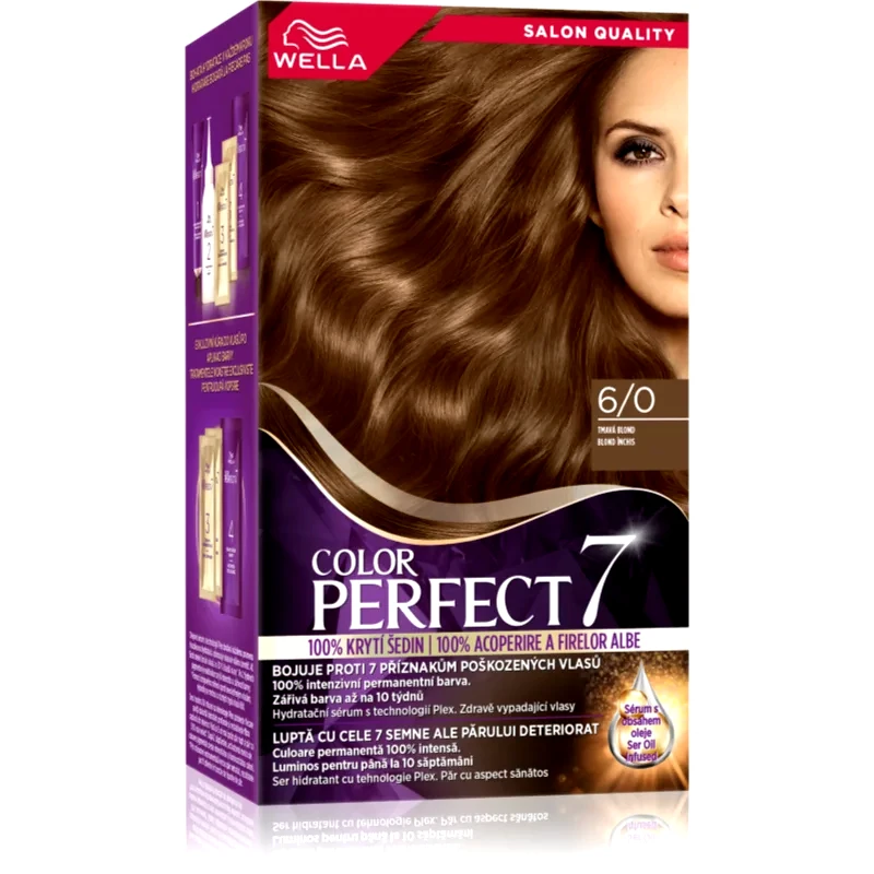 Wella Wella Color Perfect βαφή μαλλιών απόχρωση 6/0 Dark Blonde 1 τμχ
