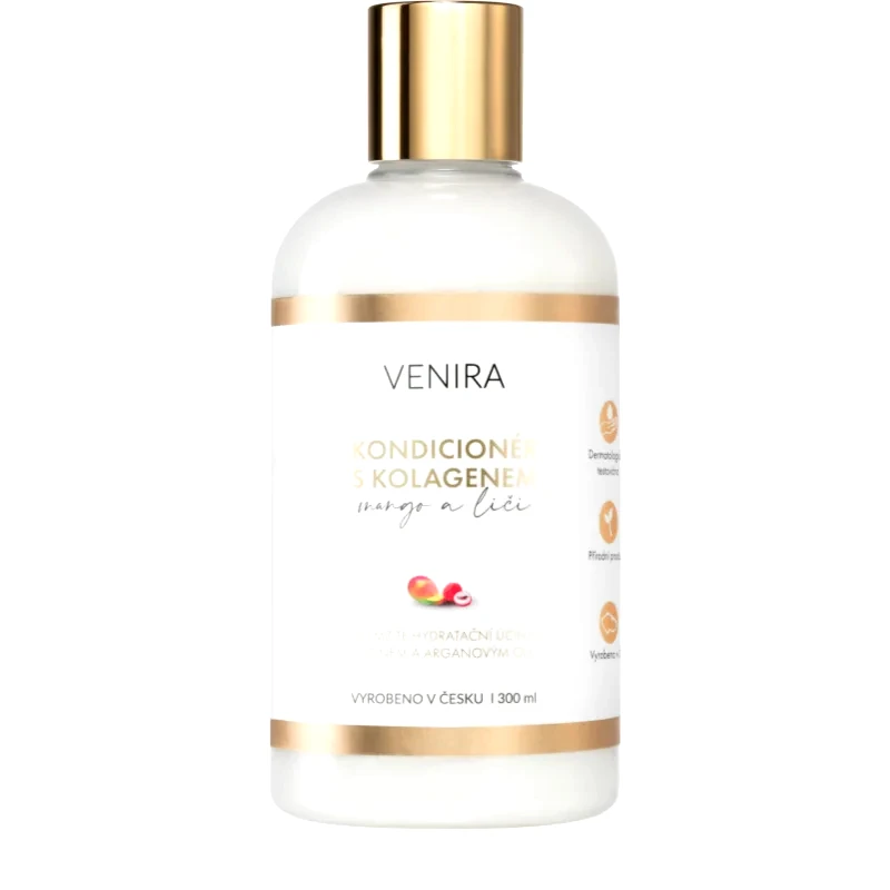 Venira Venira Conditioner with Collagen κοντίσιονερ για όλους τους τύπους μαλλιών Mango-Lychee 300 ml