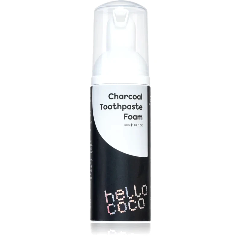 Hello Coco Hello Coco Activated Charcoal λευκαντική οδοντόκρεμα με ενεργό άνθρακα 50 ml