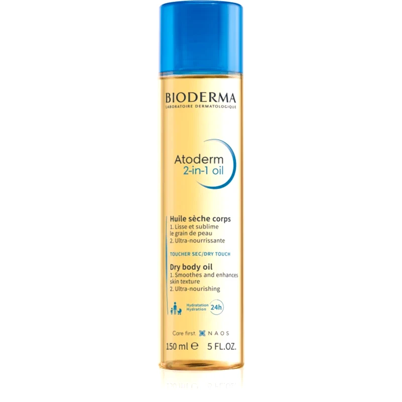 Bioderma Bioderma Atoderm 2-in-1 Oil εντατικά θρεπτικό λάδι για ξηρό δέρμα 150 ml
