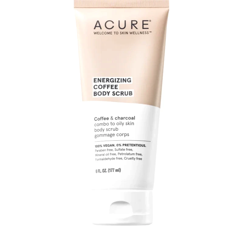 ACURE ACURE Energizing απολέπιση σώματος με καφέ 177 ml