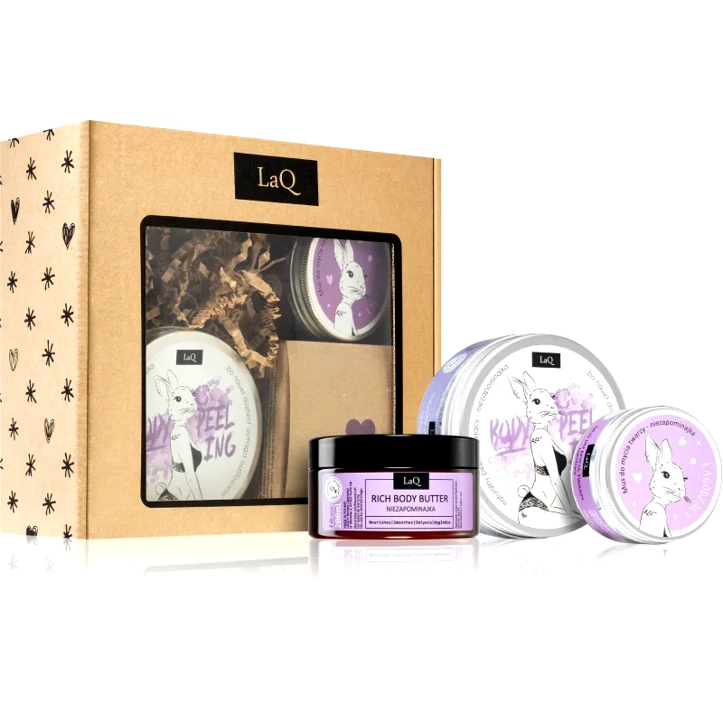 LaQ LaQ Bunny Forget-Me-Not σετ δώρου για σώμα και πρόσωπο