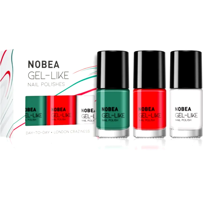 NOBEA NOBEA Day-to-Day Vienna Calmness Set Σετ βερνίκι νυχιών 3x6 ml
