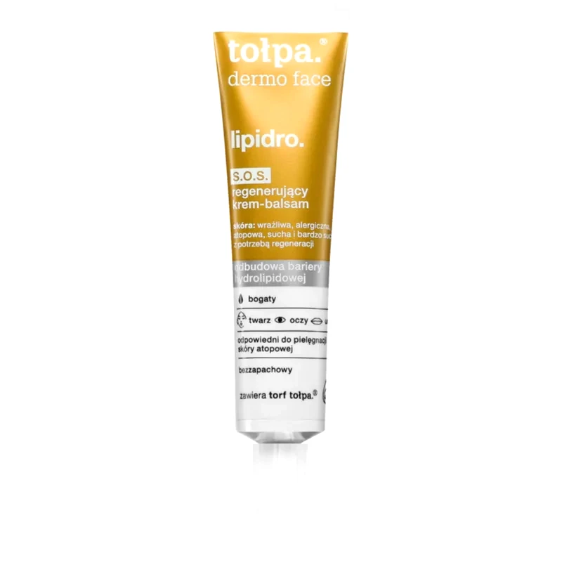 Tołpa Tołpa Dermo Face Lipidro αναγεννητικό βάλσαμο Για το πρόσωπο και τα ευαίσθητα σημεία 40 ml
