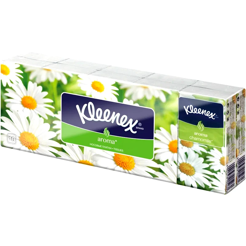 Kleenex Kleenex Aroma χαρτομάντηλα Camomile 10x10 τμχ