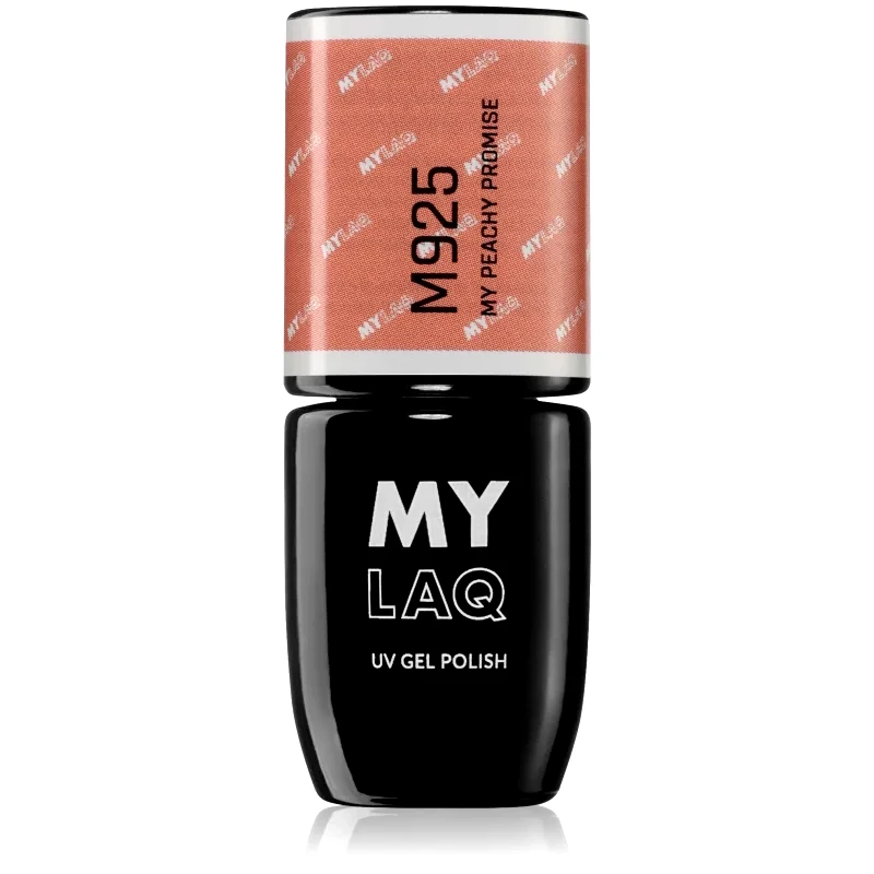 MYLAQ MYLAQ UV Gel Polish My Promise τζελ βερνίκι νυχιών απόχρωση My Peachy Promise 5 ml