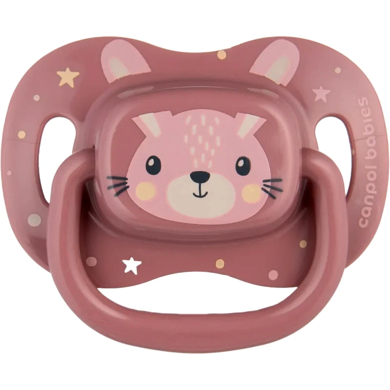 Canpol Babies Canpol babies Cute Animals Soother 6-18m πιπίλα Pink 1 τμχ