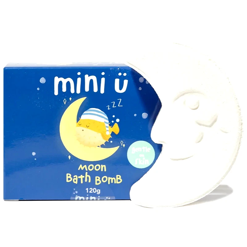 Mini-U Mini-U Bath Bomb βόμβα μπάνιου για παιδιά Moon 120 γρ