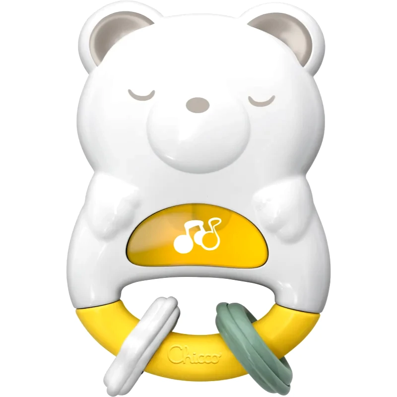 Chicco Chicco Day & Night φωτάκι νυκτός με κουδουνίστρα 2 σε 1 Little Bear 1 τμχ