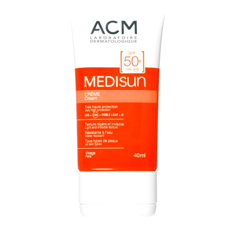 ACM ACM Medisun αδιάβροχη αντηλιακή κρέμα για το πρόσωπο SPF 50+ 40 ml