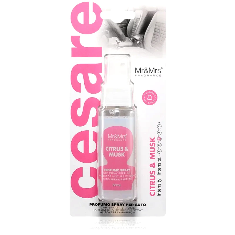 Mr & Mrs Fragrance Mr & Mrs Fragrance Cesare Citrus & Musk αποσμητικό χώρου γιατο αυτοκίνητο 50 ml