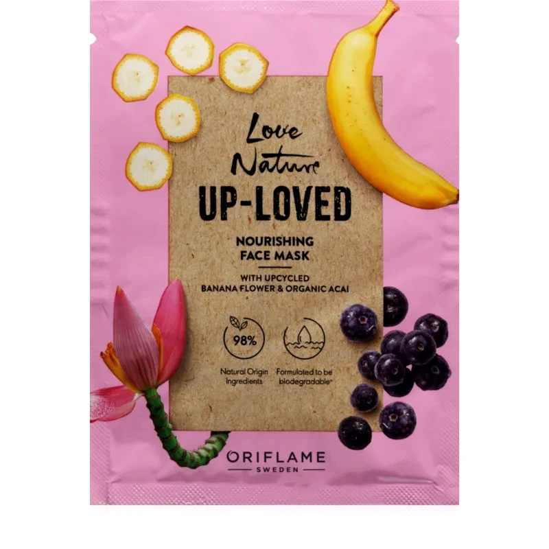 Oriflame Oriflame Love Nature Up-Loved Upcycled Banana Flower & Organic Acai ενυδατική και θρεπτική κρέμα προσώπου 10 ml