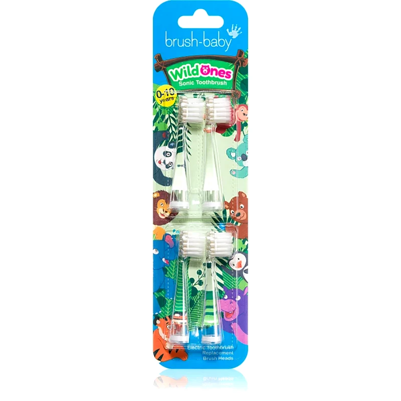 Brush Baby Brush Baby WildOnes Brush Heads ανταλλακτική κεφαλή 4 τμχ