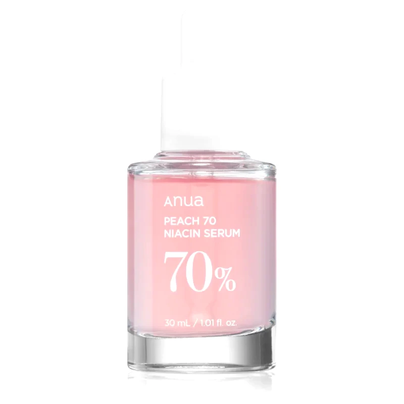 Anua Anua Peach 70% Niacin Serum λαμπρυντικός ενυδατικός ορός για εκτεταμένους πόρους και ρυτίδες 30 ml