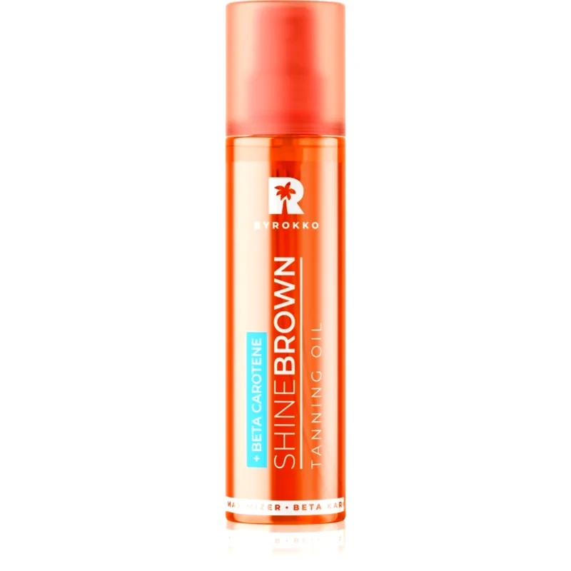 ByRokko BYROKKO Shine Brown Beta Carotene λάδι μαυρίσματος 150 ml