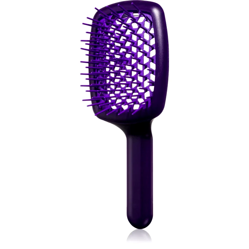 Janeke Janeke Curvy "M" Vented Brush επίπεδη βούρτσα για θερμική επεξεργασία μαλλιών 21 x 8,5 x 4 cm 1 τμχ